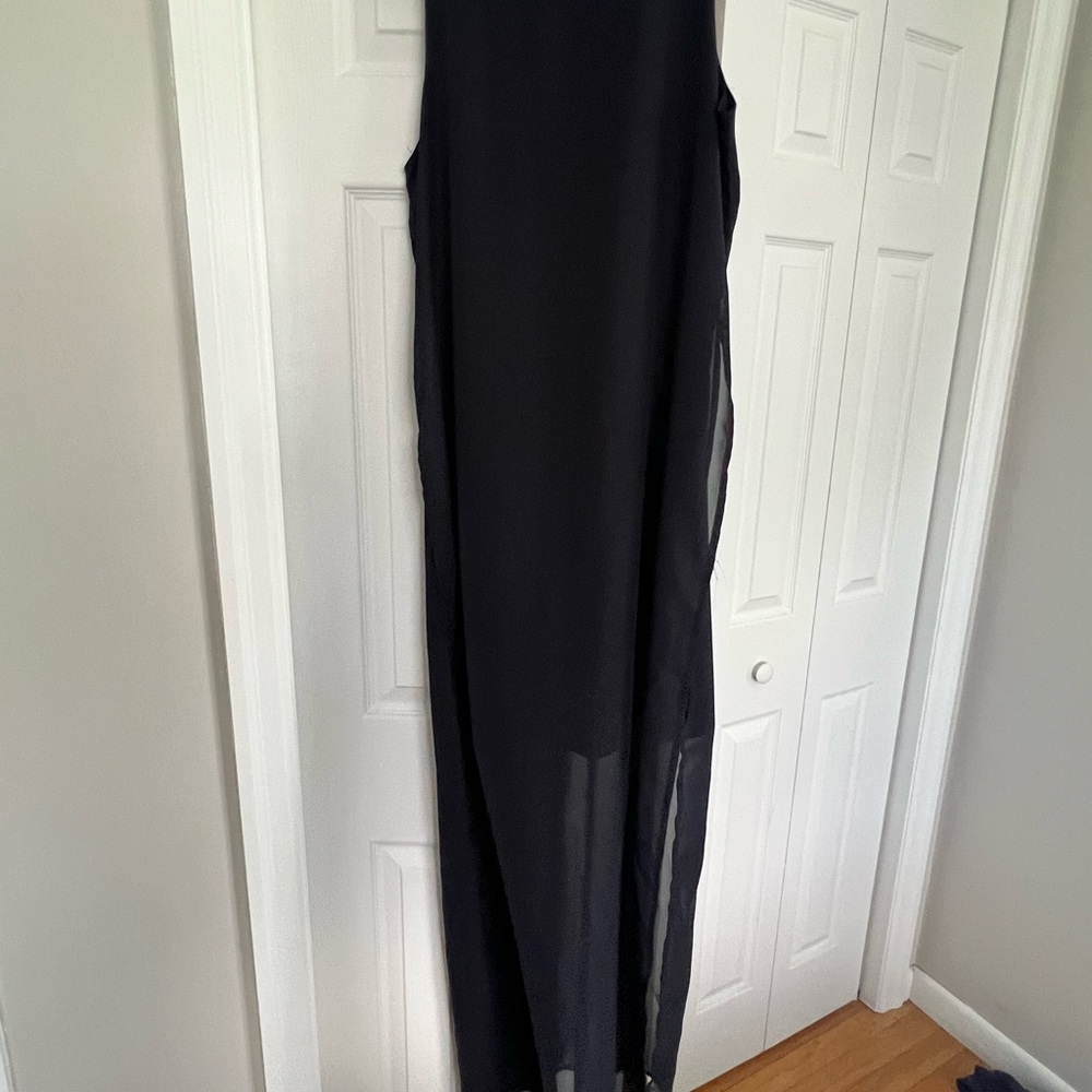 Mudpie Black Sleeveless Maxi Dress Size Small NWT